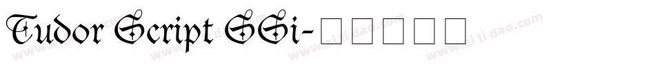 Tudor Script SSi字体转换